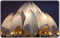 Lotus Temple Delhi, varanasi ghats